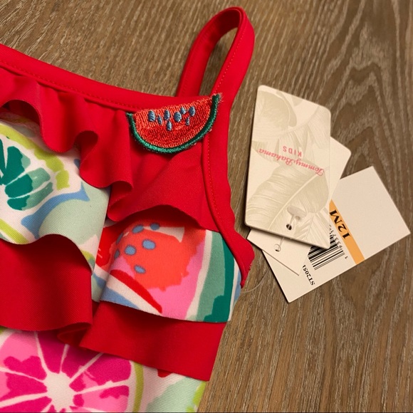 TOMMY BAHAMA Kids Watermelon One Piece Swimsuit - Picture 9 of 16